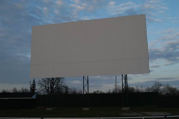 US-23 Drive-In Theater - Screen At Dusk